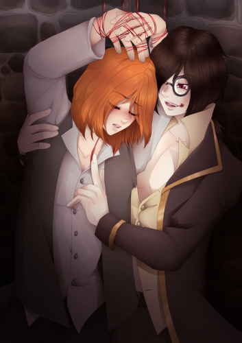 Vampire-and-his-prey